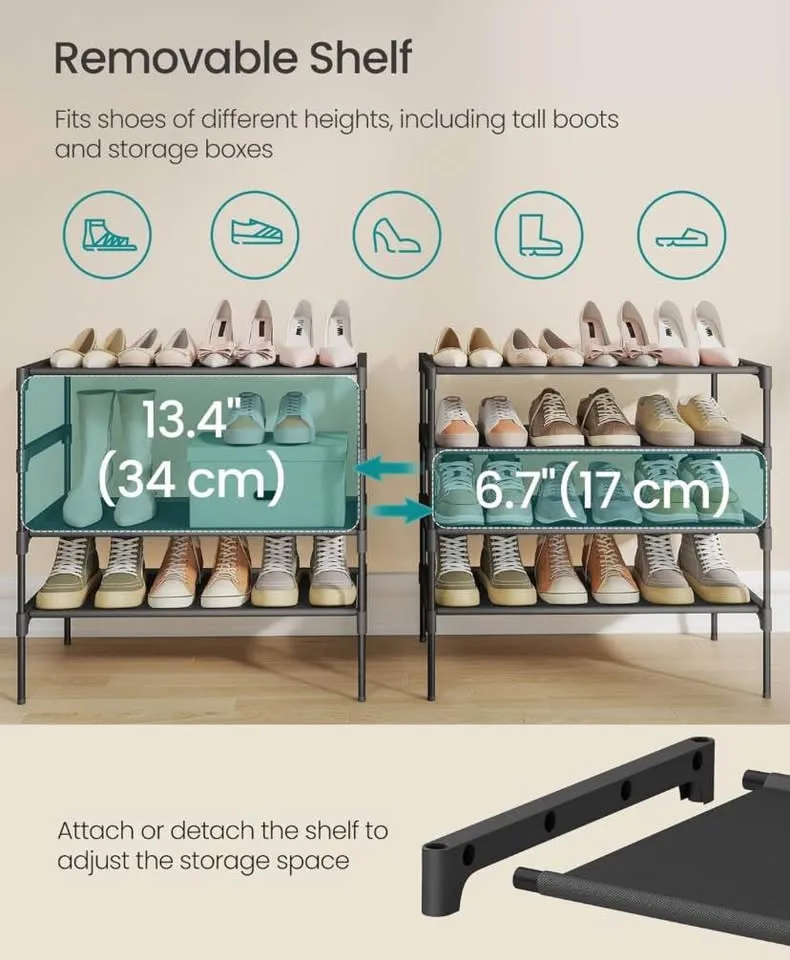 🔥 SONGMICS 4-Tier Shoe Rack 🔥 *Price is firm at 15* image indicator(4)