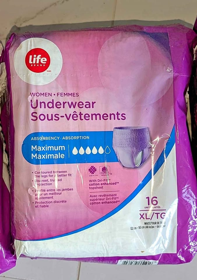 Life Brand Women's Protective Underwear - XL 16 Pack