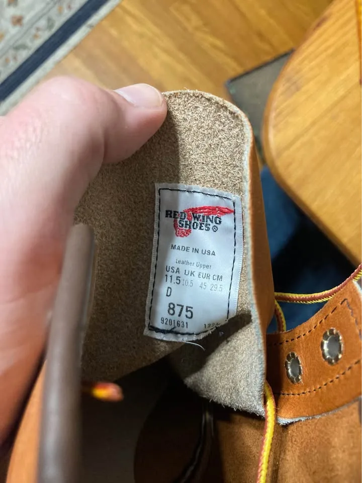 Red Wing Classic Moc toe 6 inch size 11.5 image indicator(5)