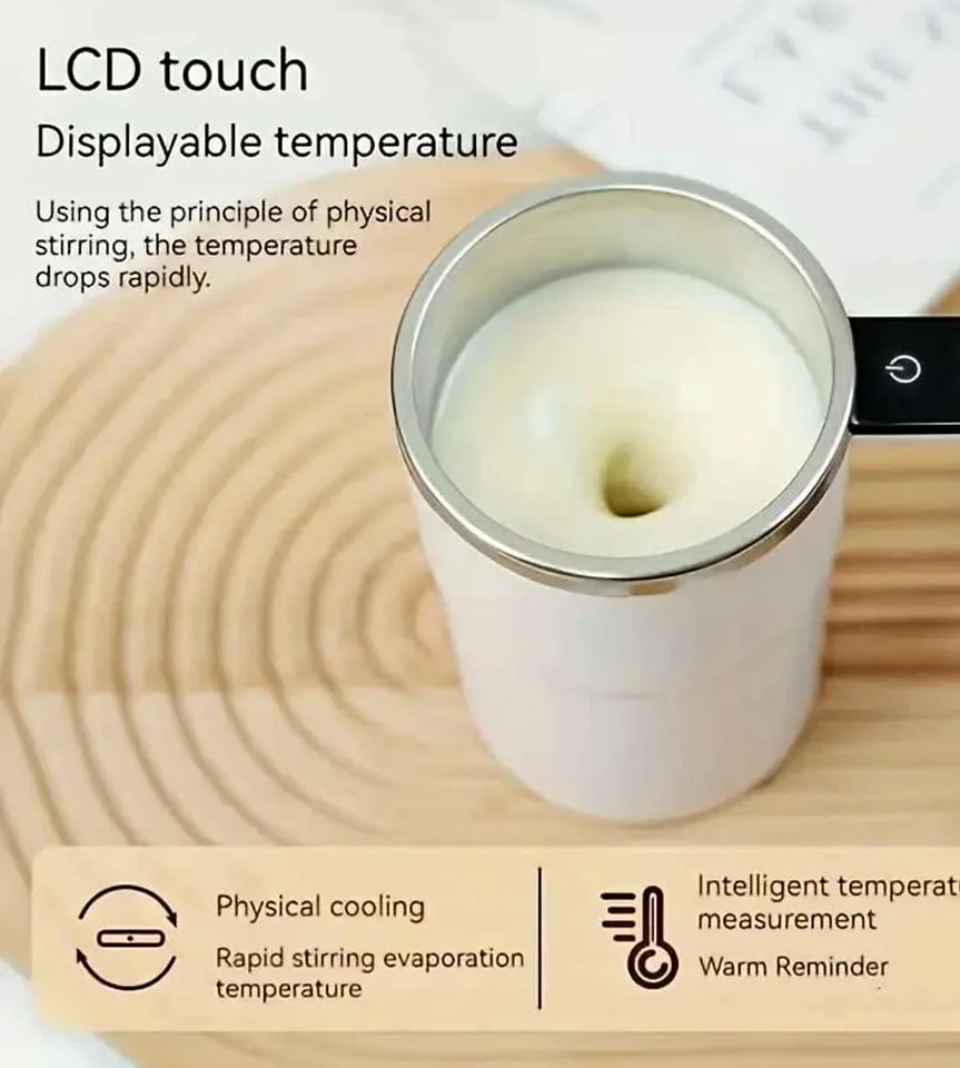 Automatic Stirring Travel Mug
