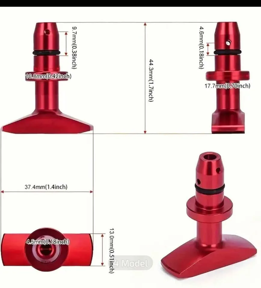 Aluminum BilletAutomatic Engine Oil dipstick Handle image indicator(2)