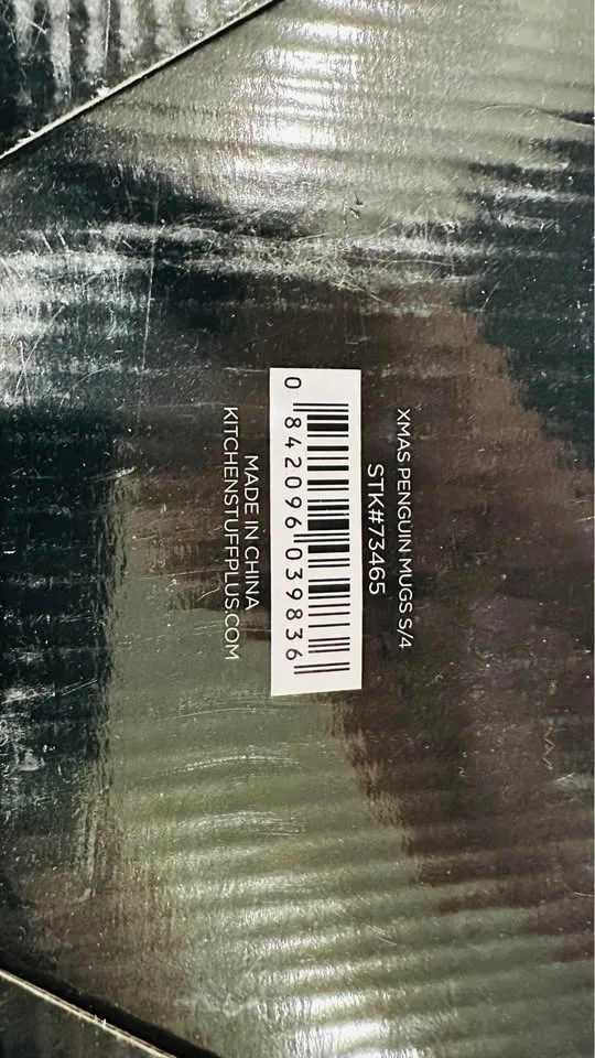 🎄 Cute Penguin Winter Mug Set – 4 Pack 🐧☕ image indicator(4)