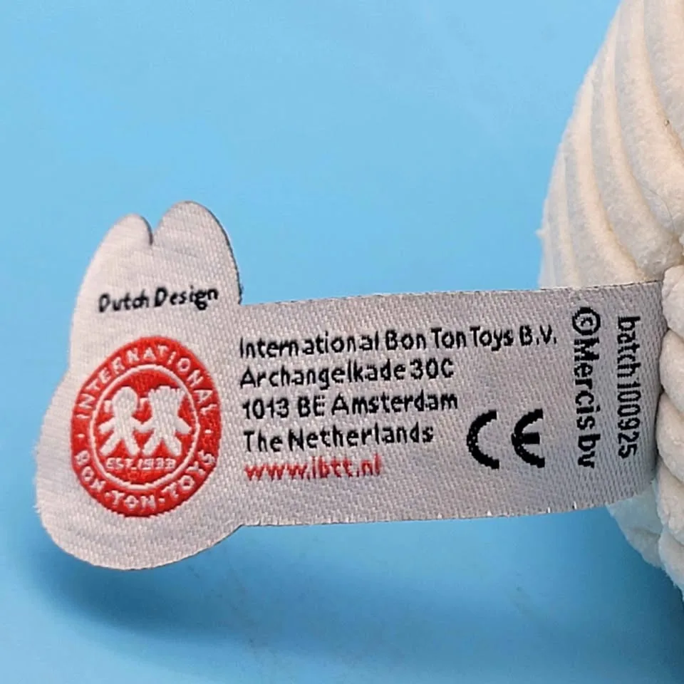 🥳VGC🤩 Bon Ton Toys MIFFY 9 inch Plush Corduroy White image indicator(8)