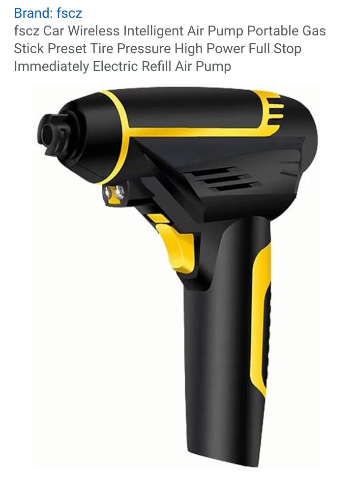 Tire Inflator Air Compressor Cordless Car Tire Pump - photo 3