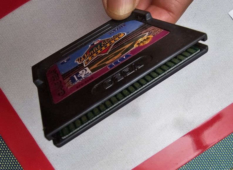World Series Baseball Sega Game Gear 1994 Cartridge Only Authent - photo 2