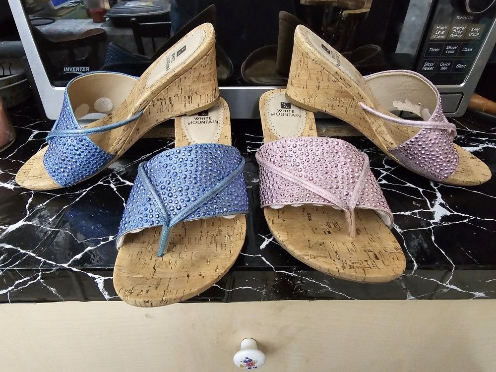 White Mountain Alexandra Ladies 2.5" Slide Sandals