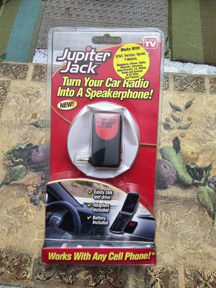 AS SEEN ON TV Jupiter Jack Turn Your Car Radio Into A Speakerpho