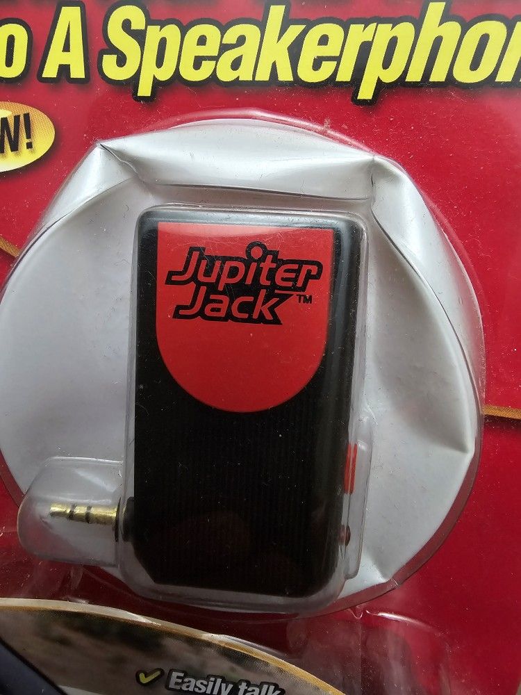 AS SEEN ON TV Jupiter Jack Turn Your Car Radio Into A Speakerpho - photo 4