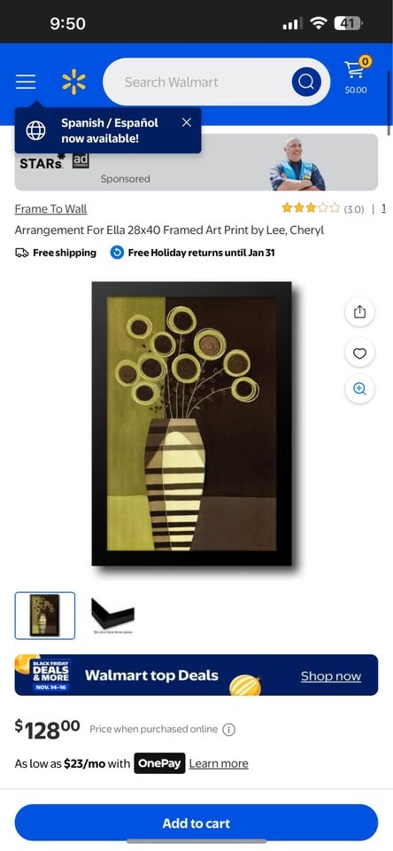 Arrangement For Ella 28x40 Framed Art Print by Lee, Cheryl - photo 3