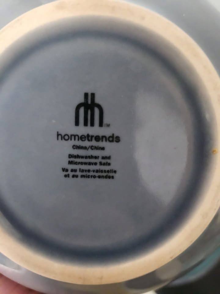 2 Matching HomeTrends Stoneware Dish Sets – Full & Partial - photo 2