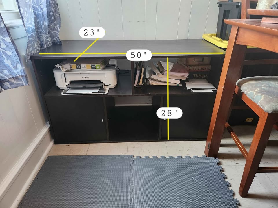 Sturdy TV Stand / Storage Unit – Heavy, Solid