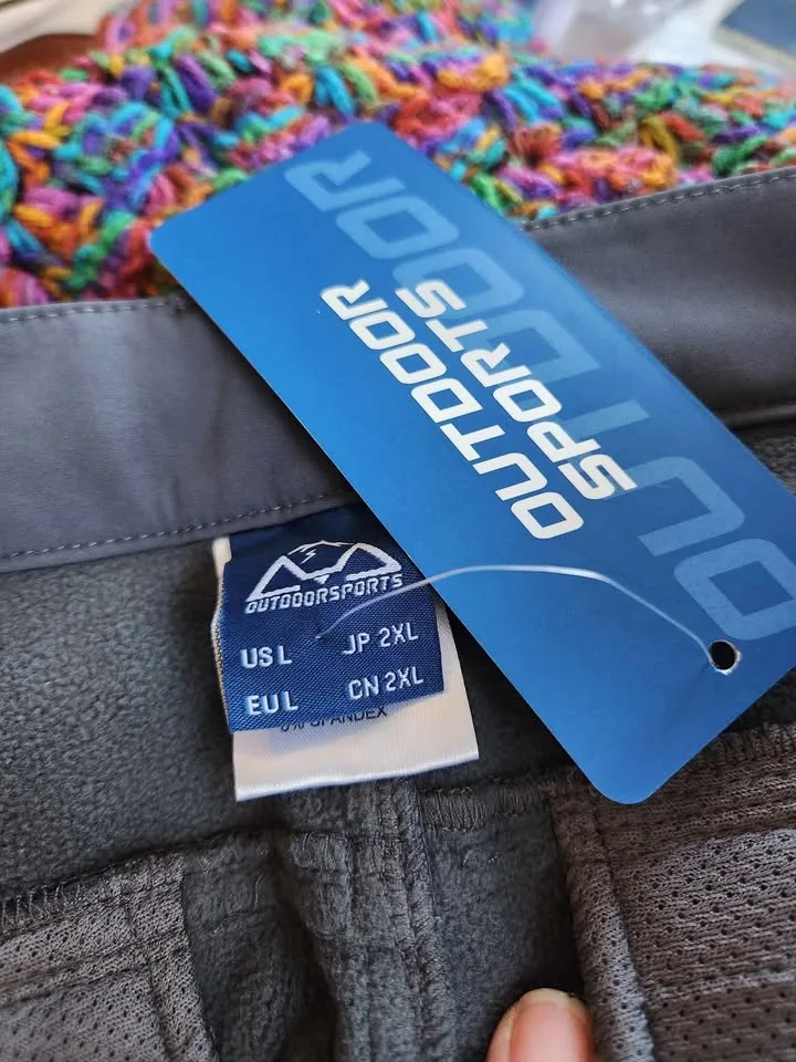 Fleece-Lined Winter Pants – Fit Like Men’s Medium (32" Waist) image indicator(2)