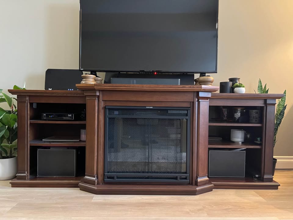 Real Flame TV Stand with Electric Fireplace - photo 3