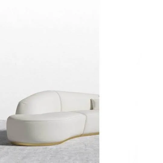 Rove Concepts Reya Curve 2 Seater - Cream Leather image indicator(2)