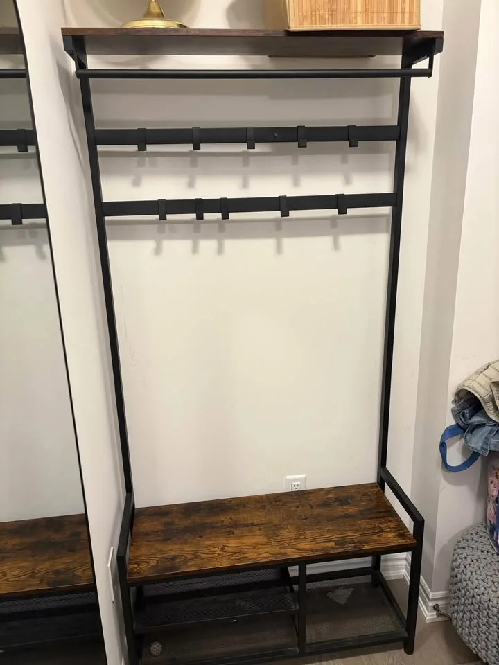 COAT RACK + BENCH - MOVING SALE image indicator(2)