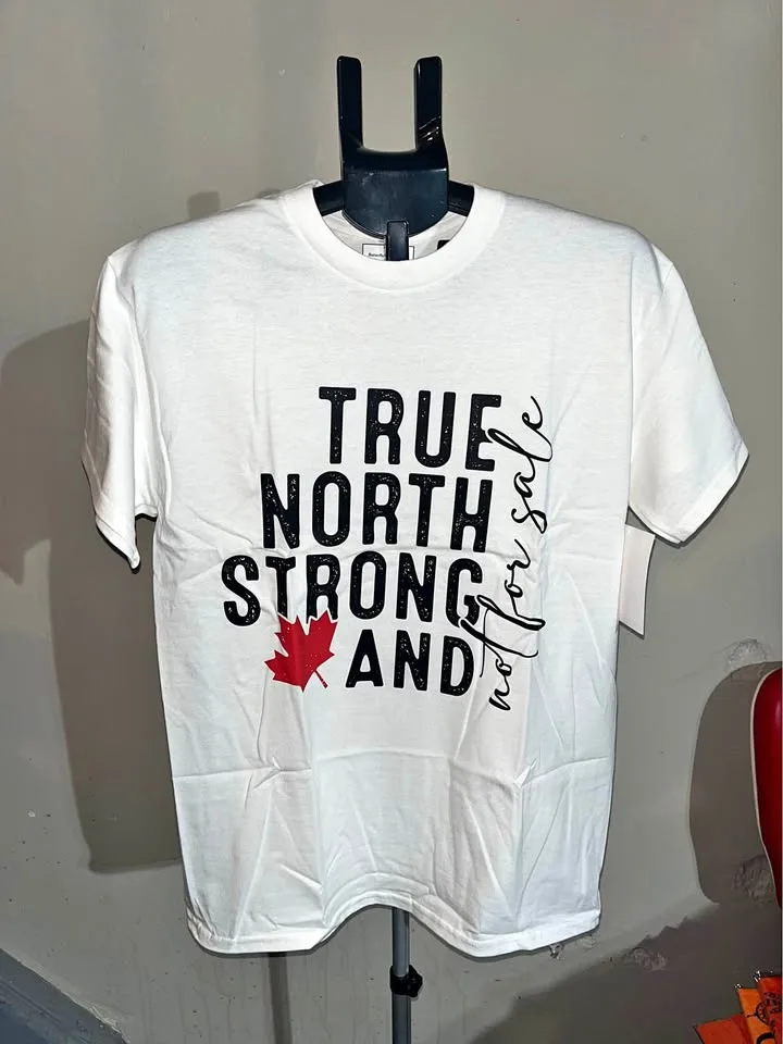 Canadian White unisex T-shirt