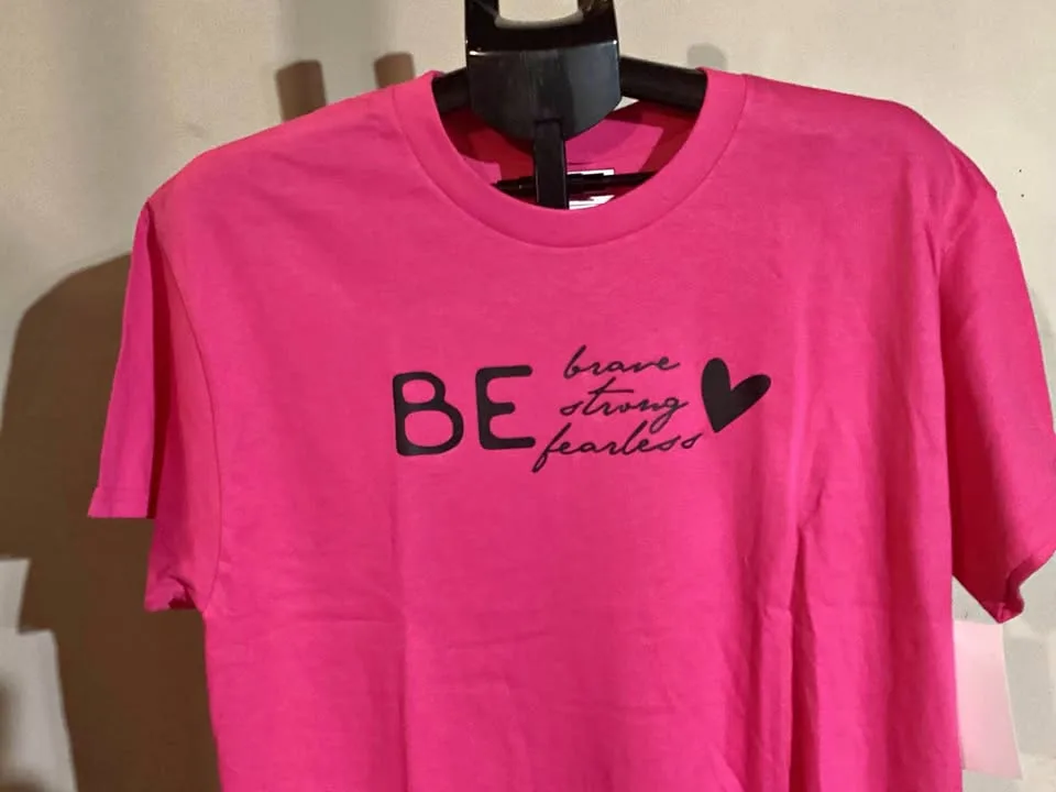 Pink Be Brave T-Shirt