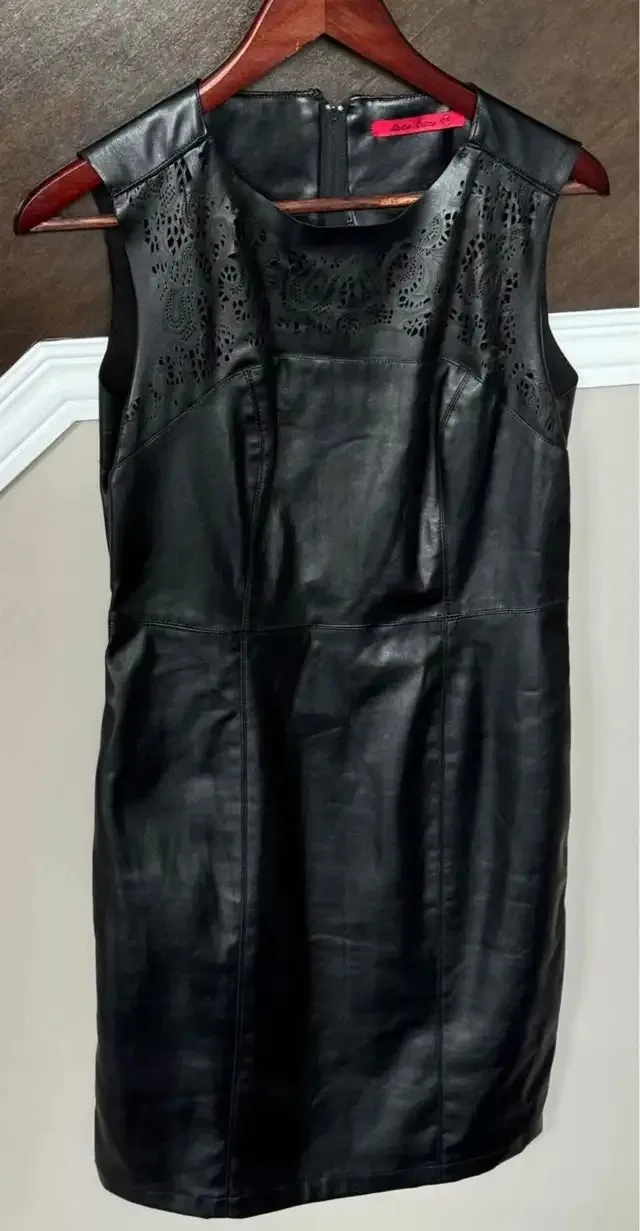 Brand New Suko Faux Leather Dress