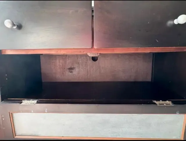 Genuine Wood/Glass Cabinet image indicator(3)