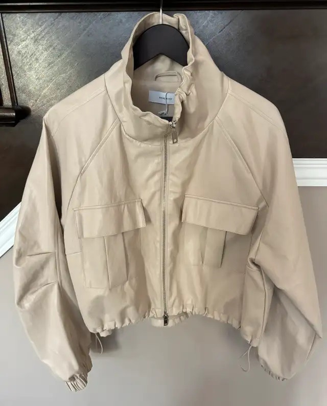 Brand New Reserved Faux Leather Jacket