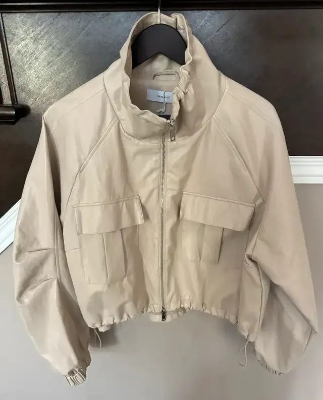 Brand New Reserved Faux Leather Jacket