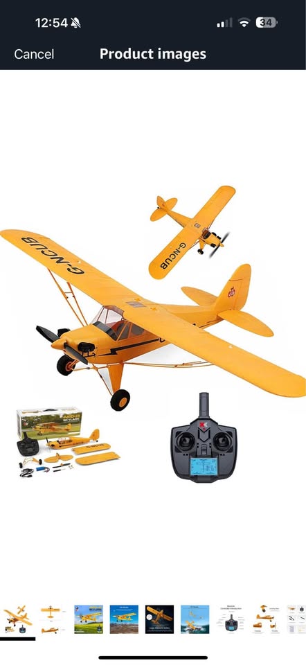 A160- J3 Skylark RC Plane with Gyro - photo 2