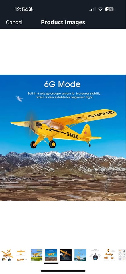 A160- J3 Skylark RC Plane with Gyro - photo 5