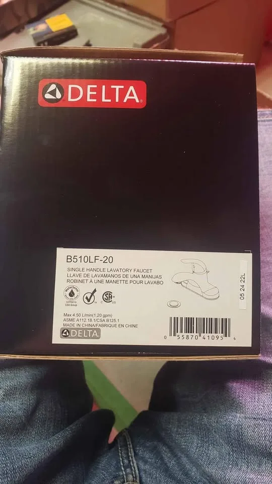 Delta single gandle faucet image indicator(3)