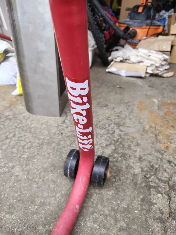 Motorcycle lift, Bike lift, Motorcycle stand, Bike stand. image indicator(3)