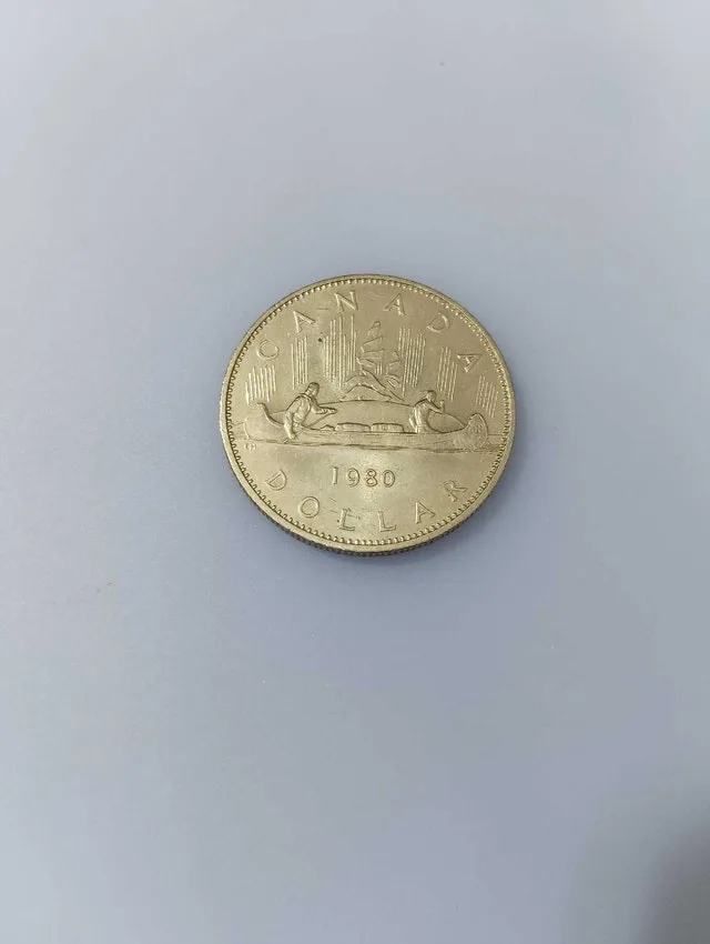 1980 Canadian Silver Dollar thumbnail