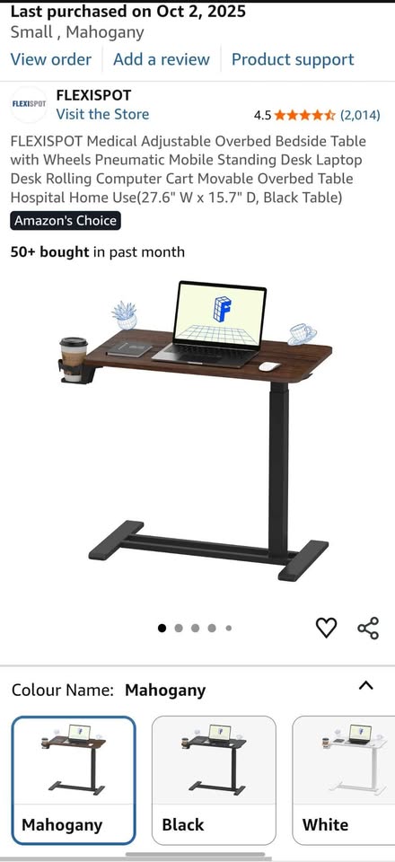 Adjustable Side Table - photo 4