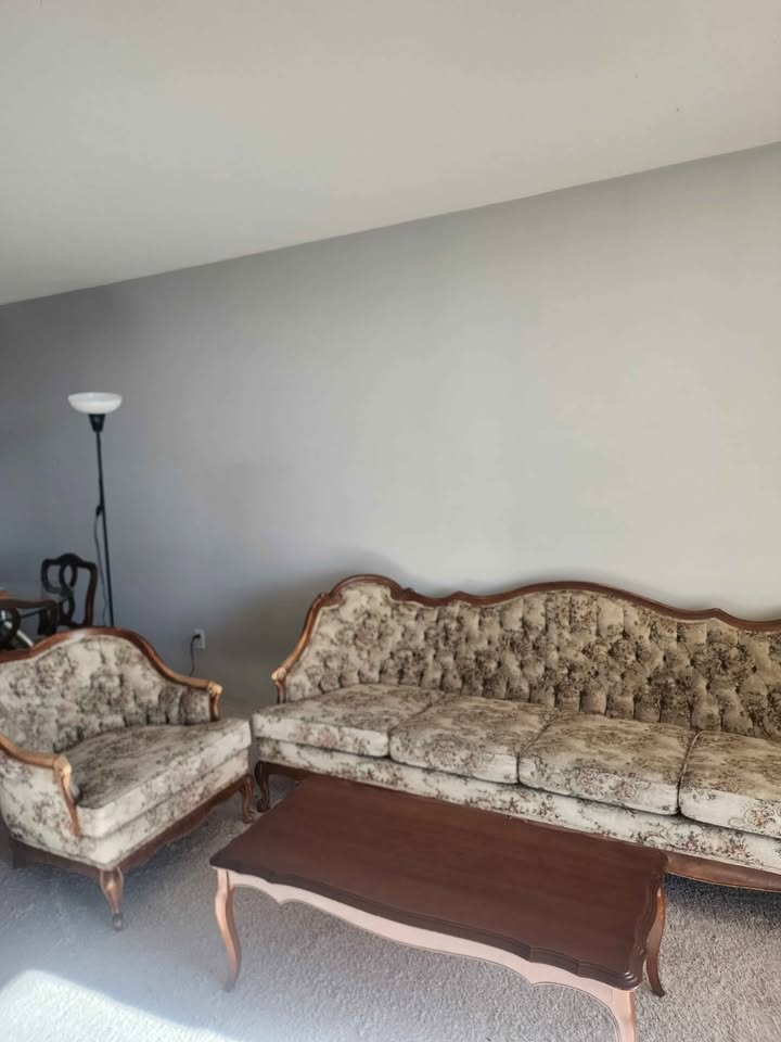 Vintage French Provincial Sofa, Armchair & Table - photo 4