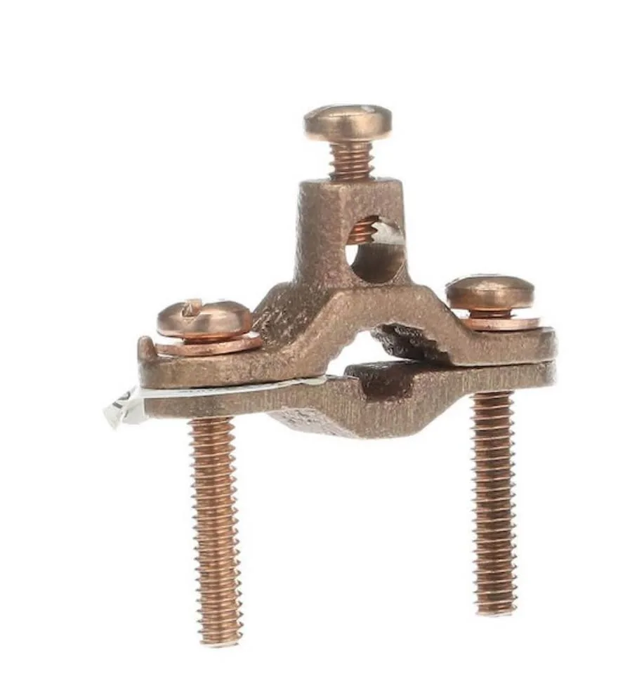 10 Pcs Ground Rod Clamp - Brass - 1/2" to 1" image indicator(2)