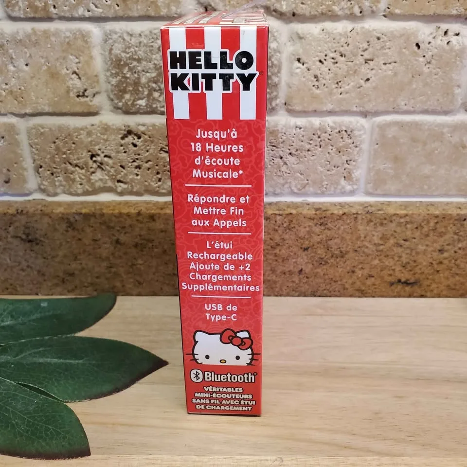 BNIB Hello Kitty Earbuds with Charging Case image indicator(3)