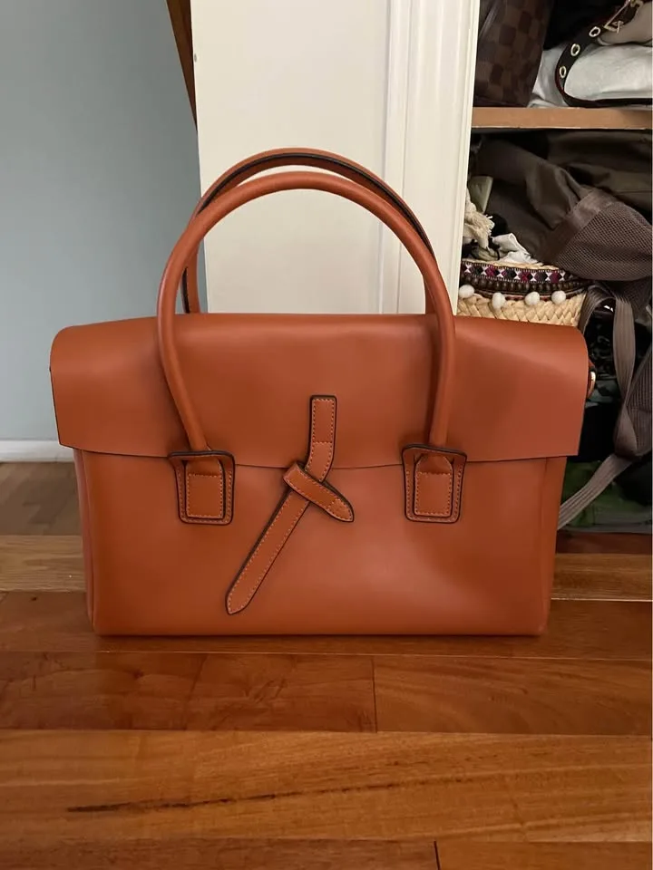 New Unitude BRIEFCASE bag laptop bag- BROWN image indicator(2)