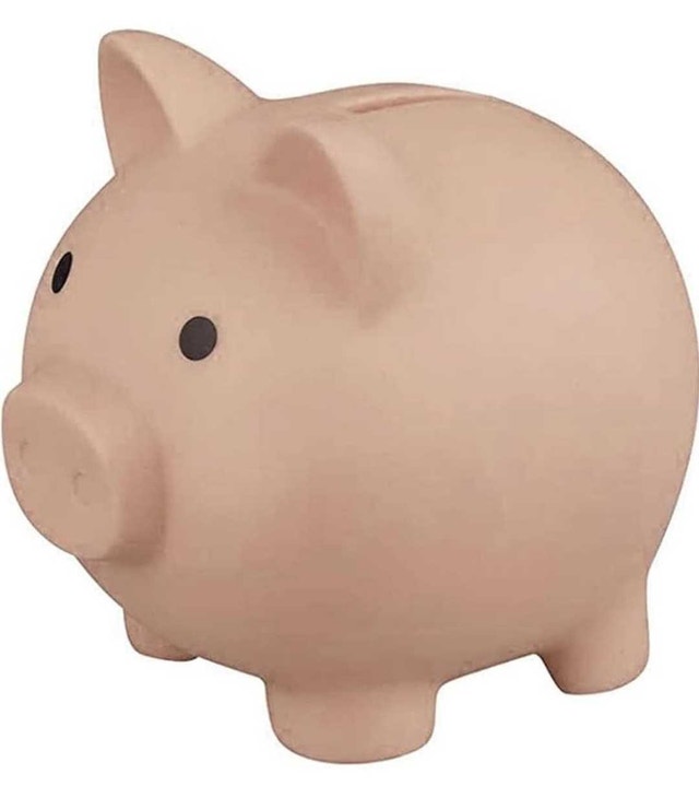 PIGGY BANK FOR KIDS, LIGHT PINK