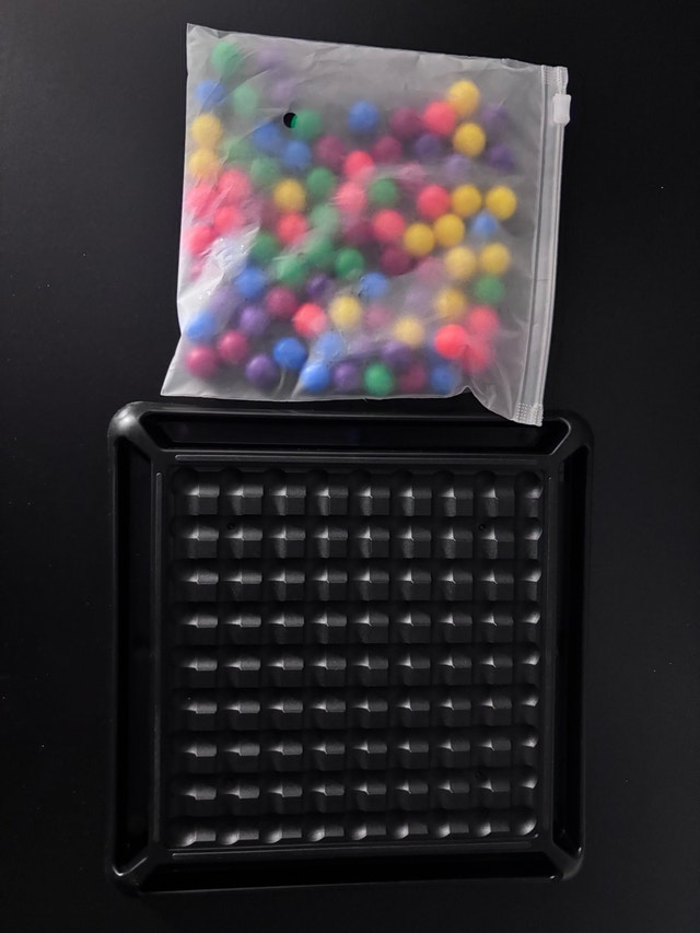 Montessori Rainbow Ball Game (80 pcs) - photo 3
