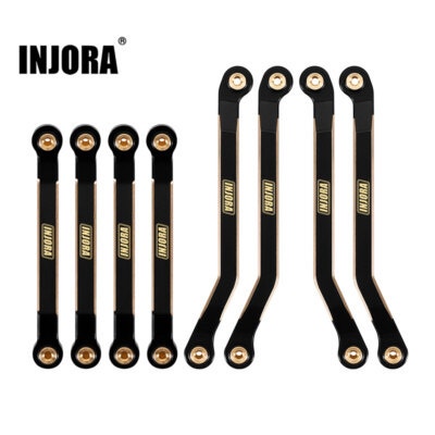 INJORA Black Brass High Clearance Chassis Links