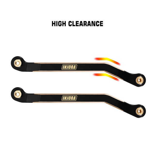 INJORA Black Brass High Clearance Chassis Links - photo 2