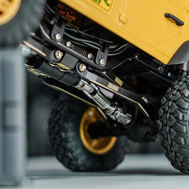 INJORA Black Brass High Clearance Chassis Links - photo 5