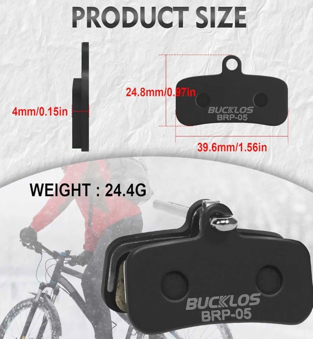BUCKLOS DISC BRAKE PADS, BRP-01 - photo 4