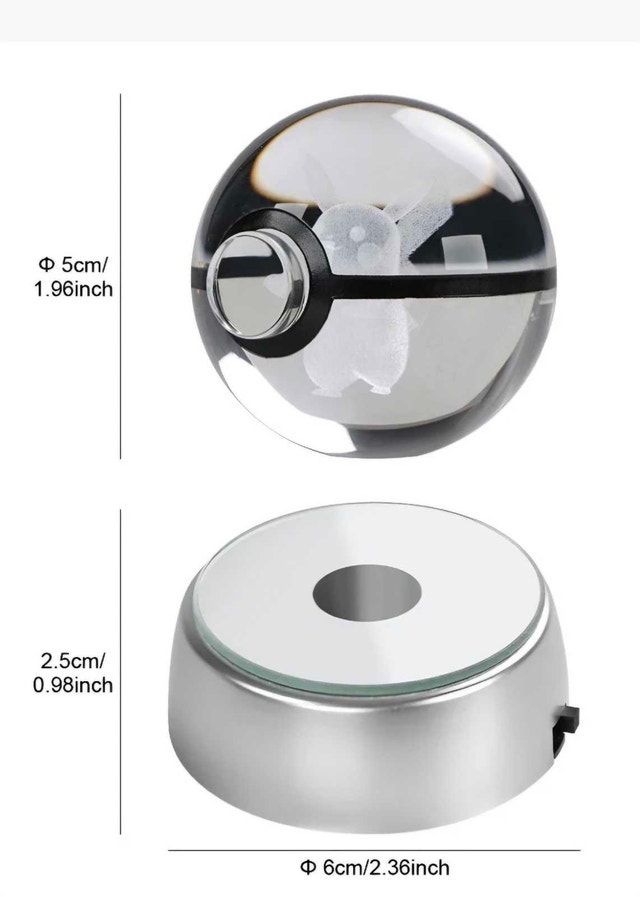 3D Crytal Ball Pikachu - photo 2