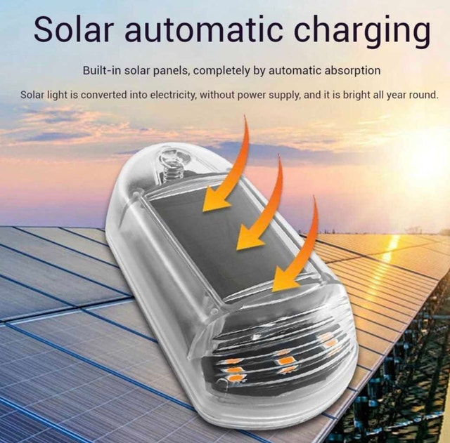SOLAR POWERED CAB LIGHT