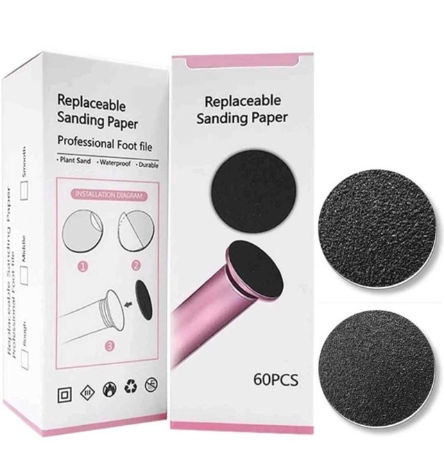 REPLACEMENT SANDPAPER FOR ELECTRIC FOOT FILE CALLUS REMOVER MACH