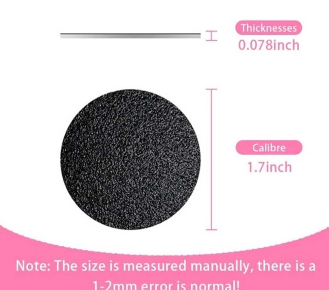 REPLACEMENT SANDPAPER FOR ELECTRIC FOOT FILE CALLUS REMOVER MACH - photo 3