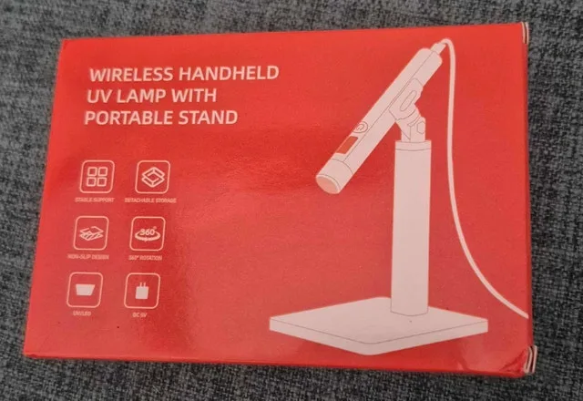 WIRELESS HANDHELD UV LAMP WITH PORTABLE STAND image indicator(9)