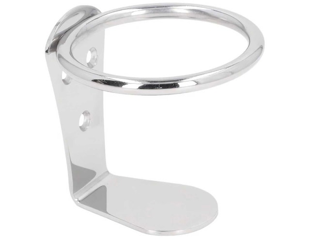 BOAT RING DRINK HOLDER, STAINLESS STEEL