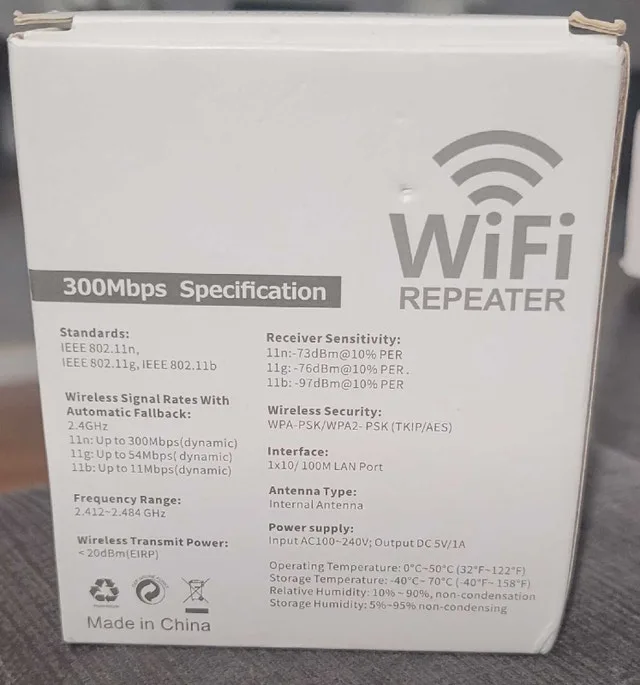 WIFI RANGE EXTENDER image indicator(2)