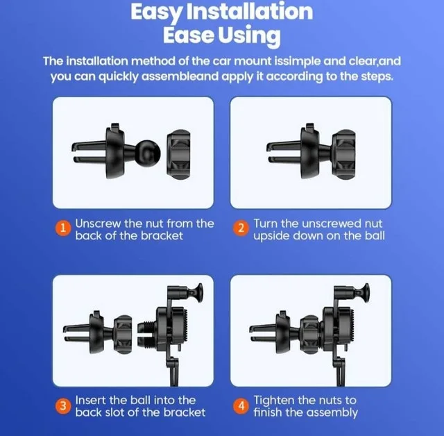 GRAVITY CAR PHONE HOLDER image indicator(7)