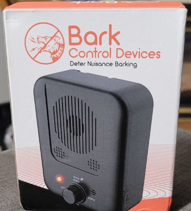 BARK CONTROL DEVICE